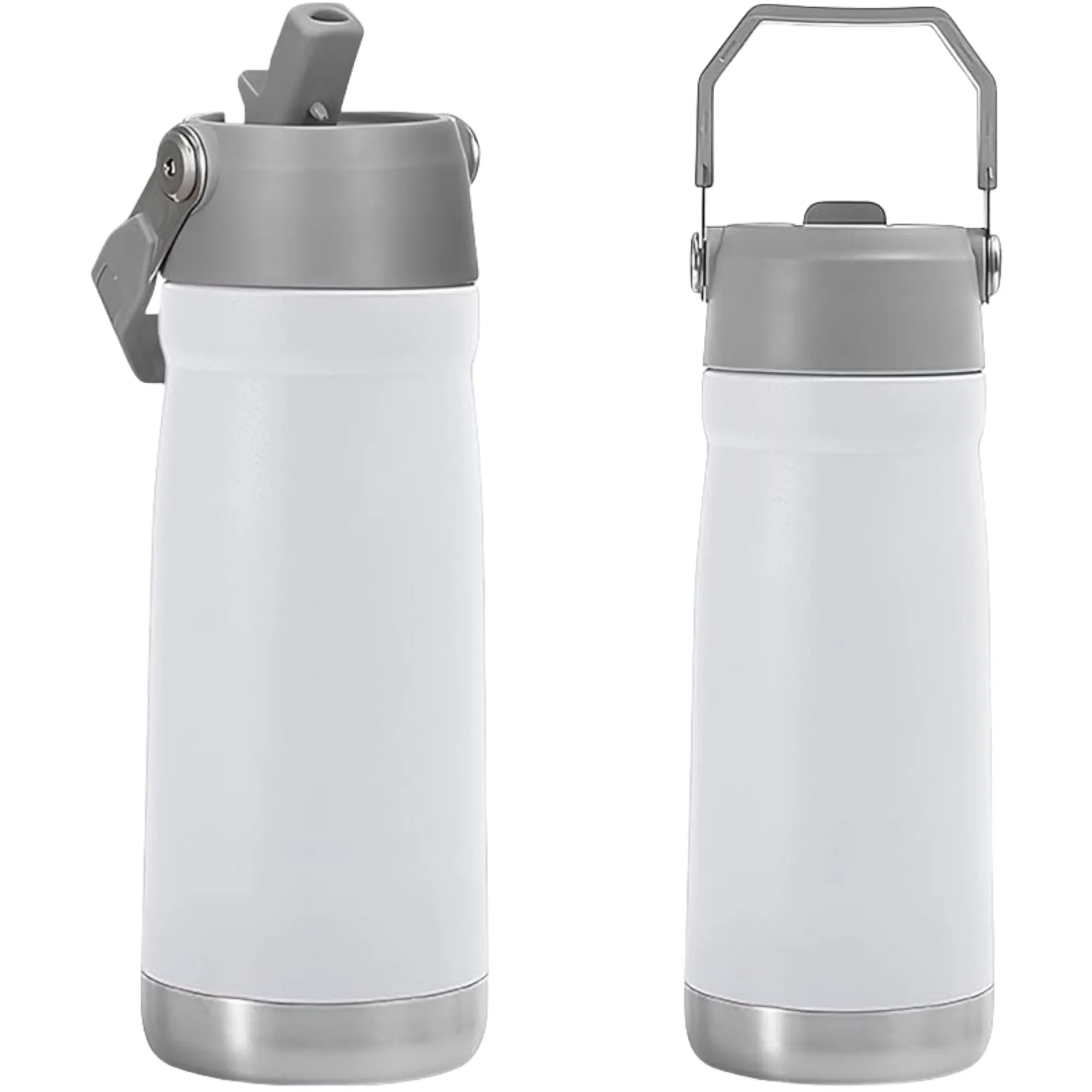 MOQ 18oz Stainless Steel Water Bottle With Flip Straw 6