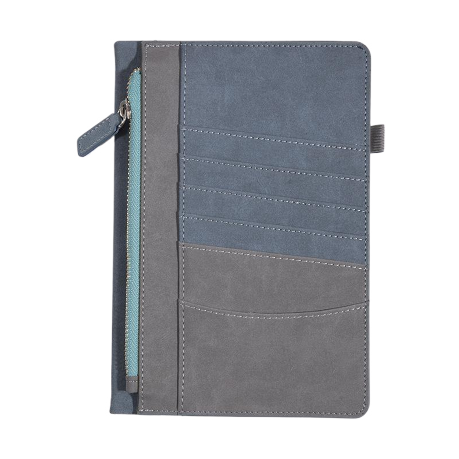 A5 PU Leather Notebook w/ Zipper Pouch 3