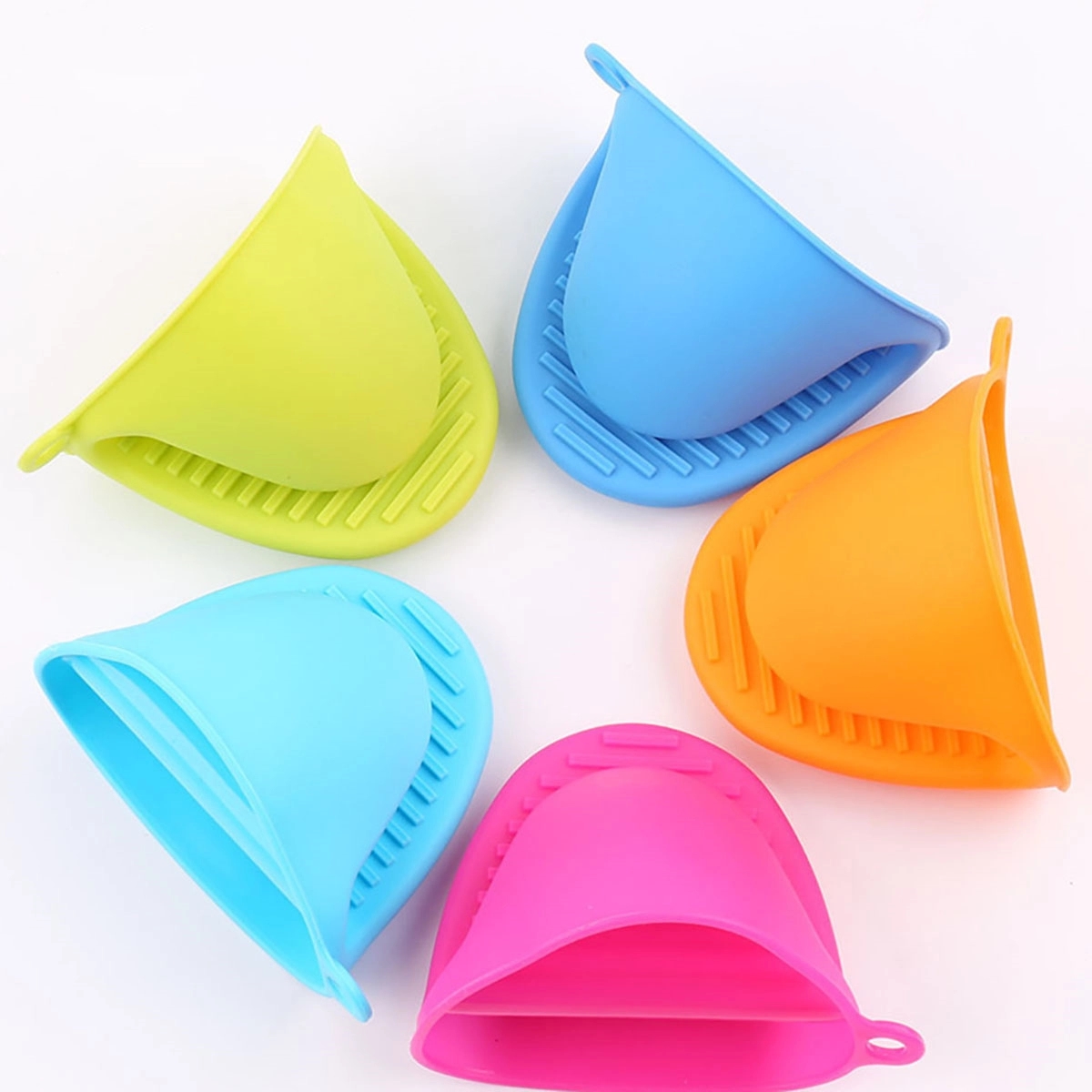 Silicone Heat Resistant Cooking Pinch Mitts 2