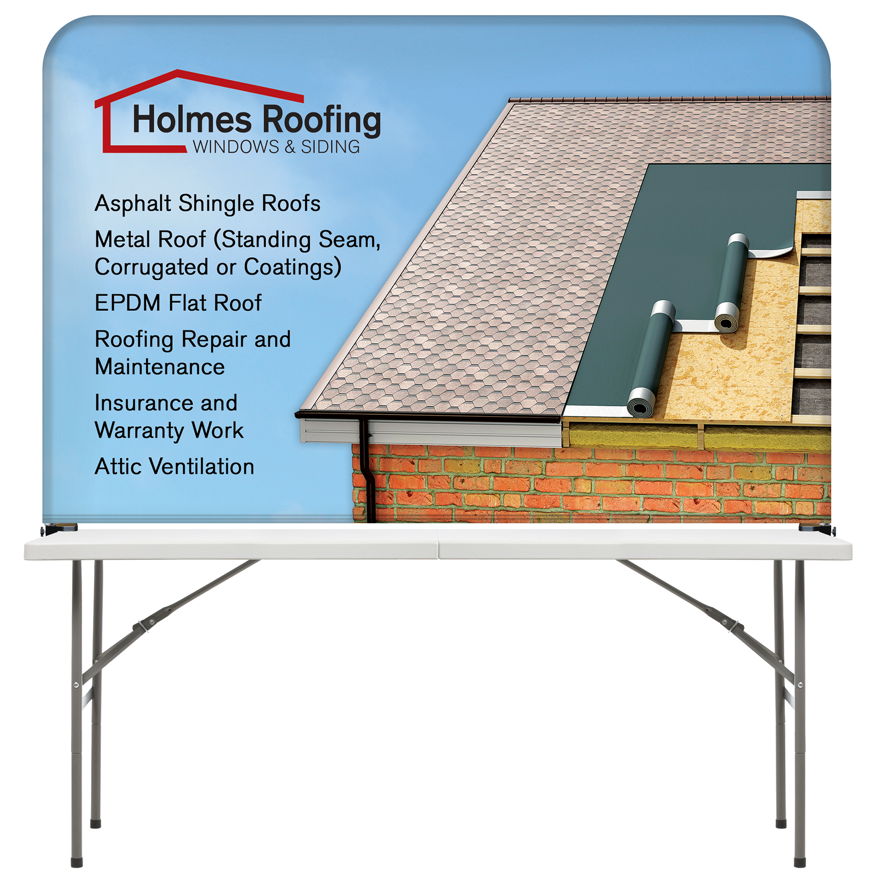 6' Table Top Hardware & Medium Banner Kit 4