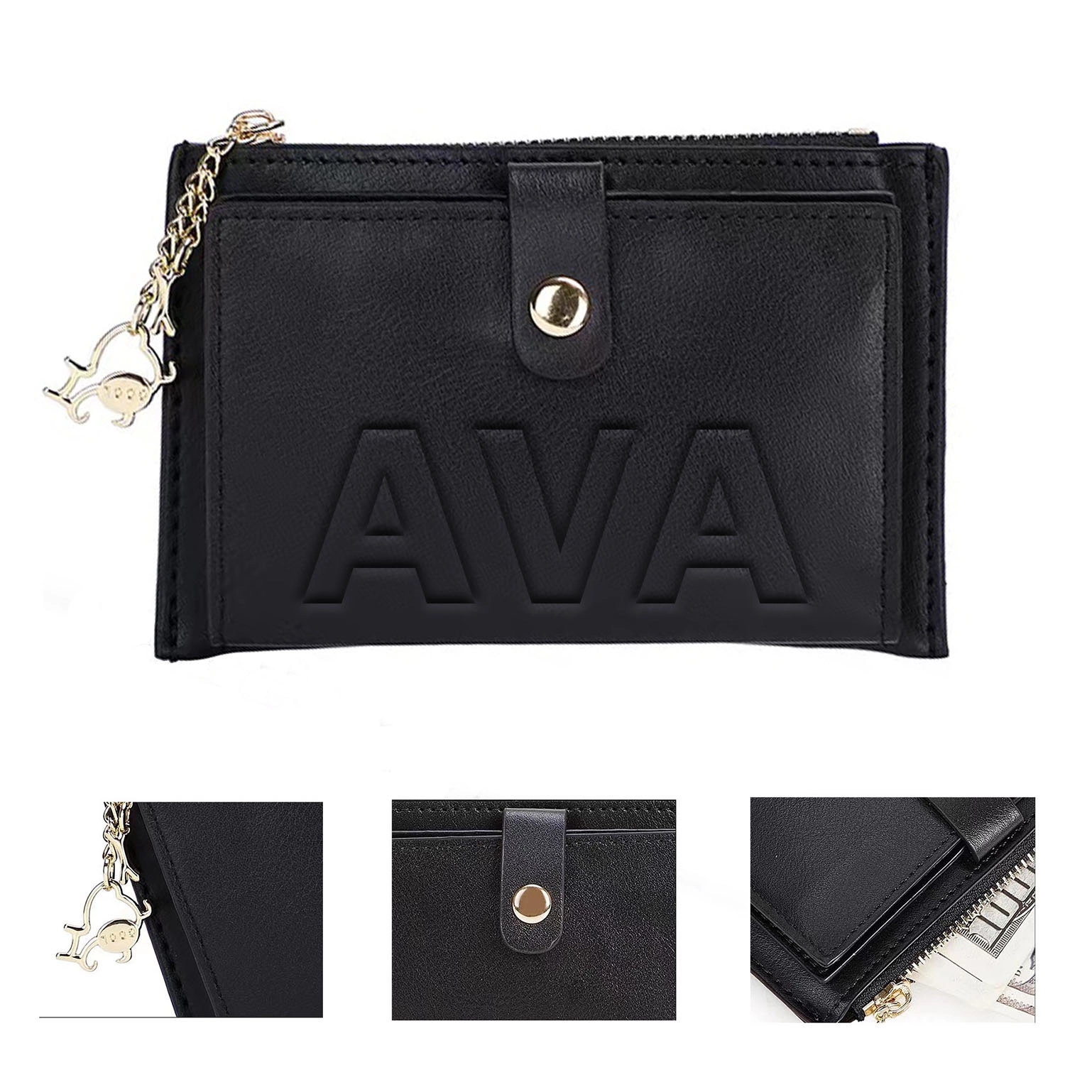 Pu Leather Compact Wallet 3