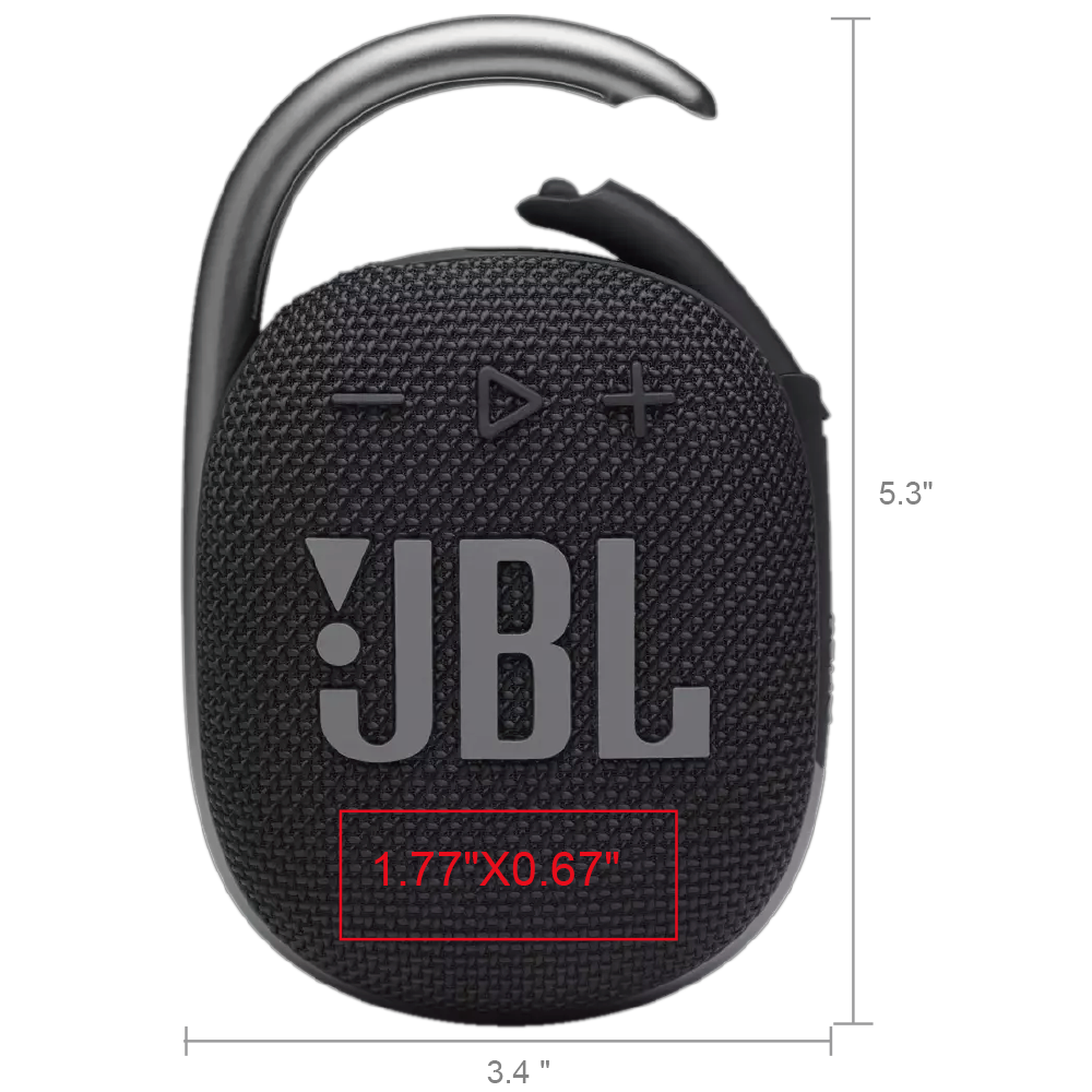 Custom JBL Clip 4 Portable Waterproof Bluetooth Speaker
