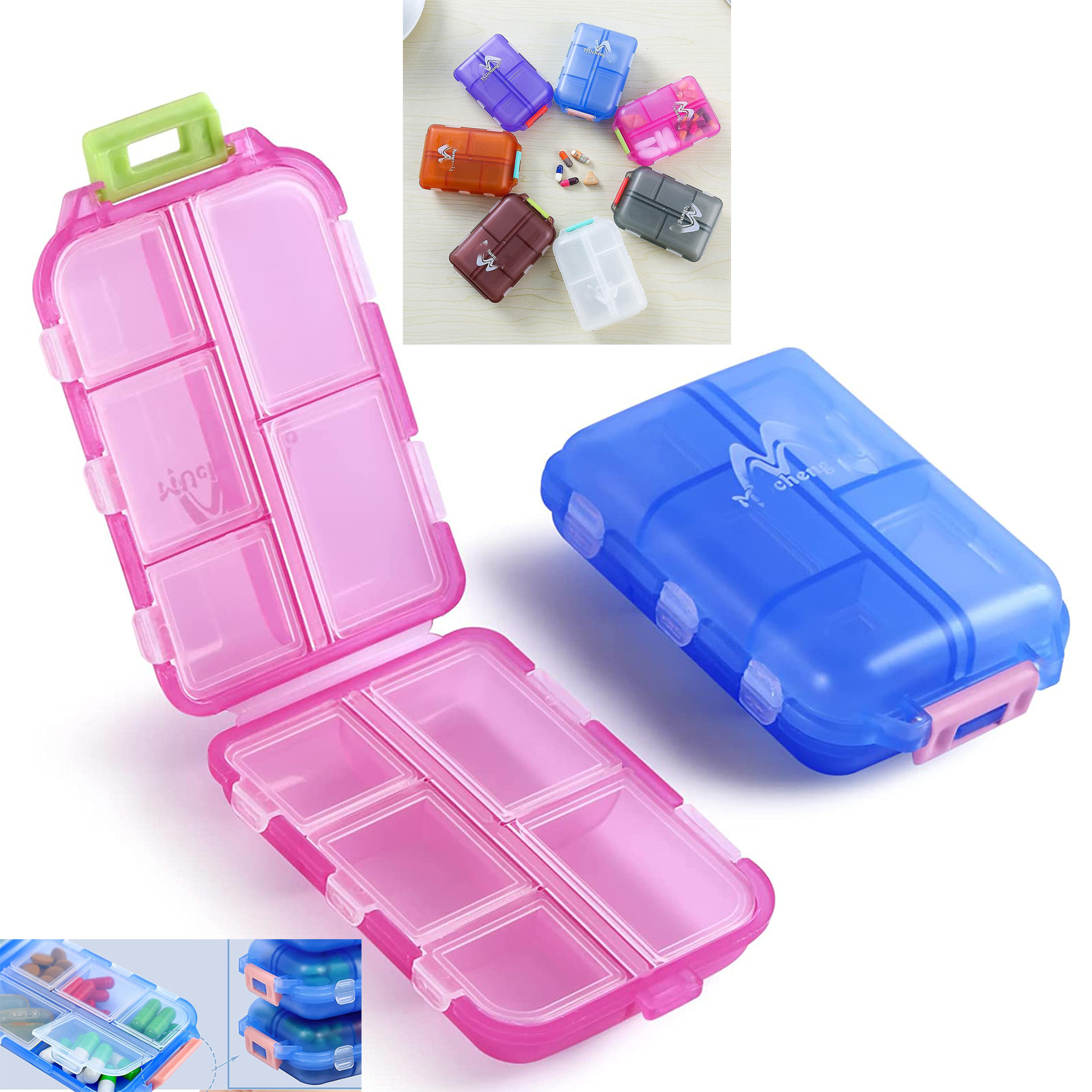 Travel Pill Case for Purse 1