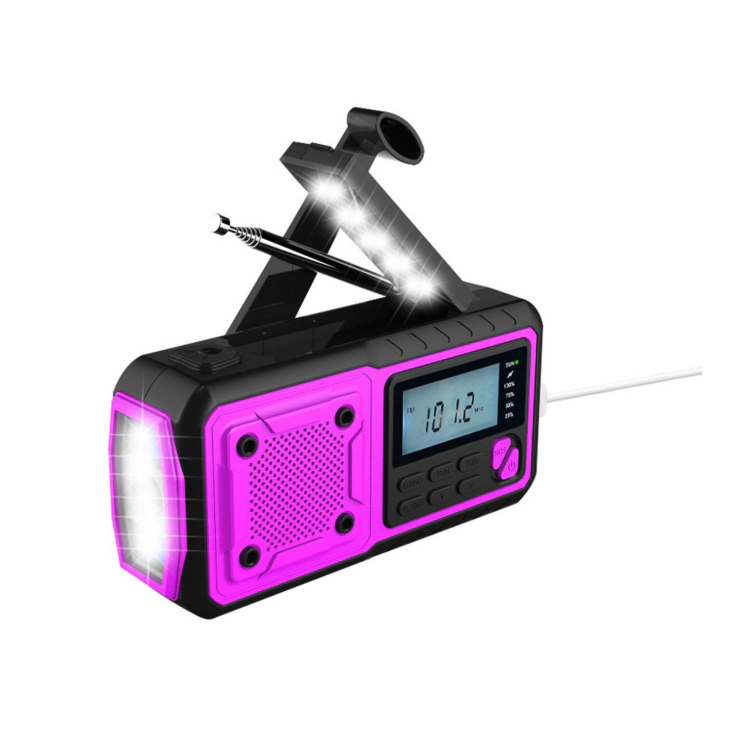 Emergency Rechargeable Multi-Functional Weather Radio 3