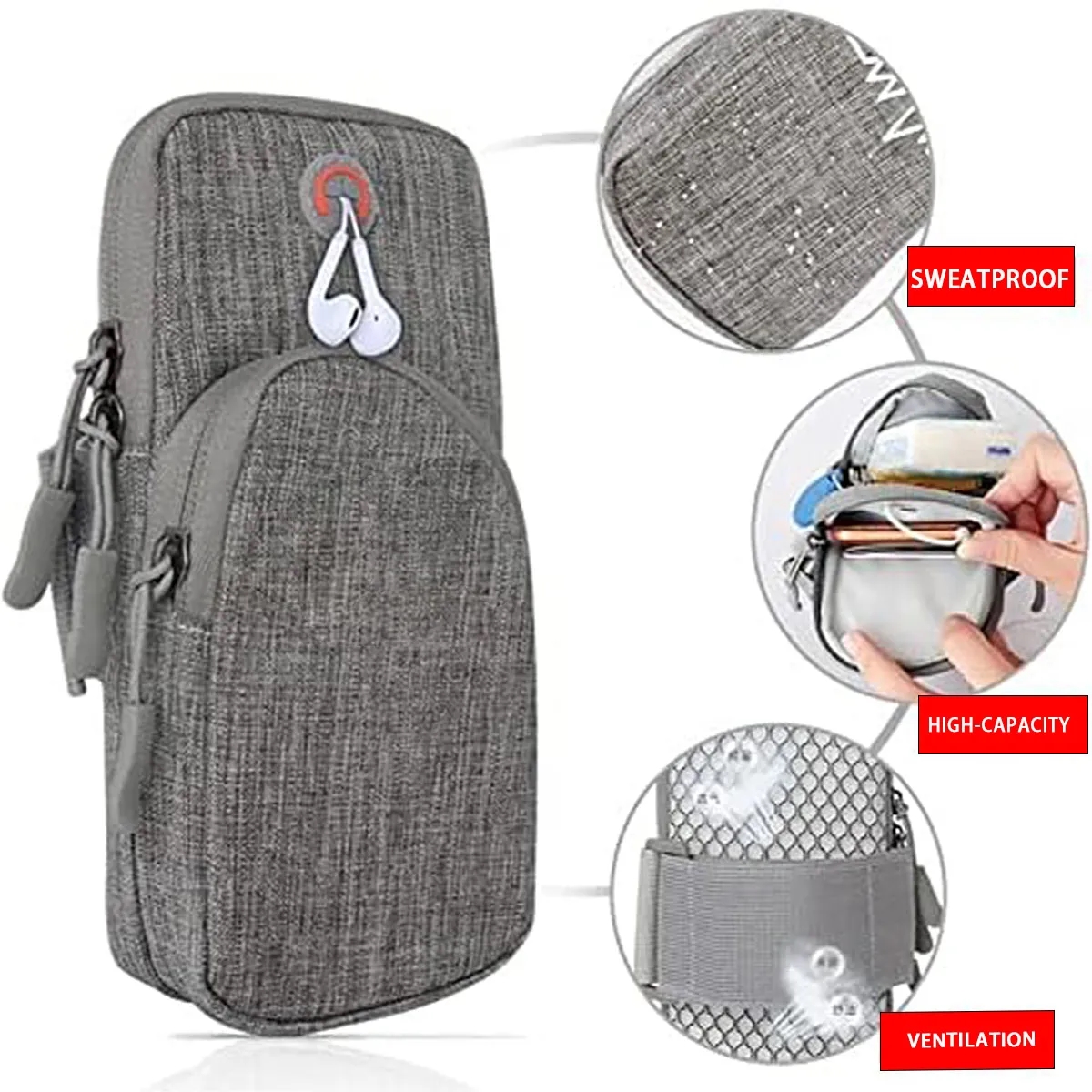 Outdoor Oxford Cloth Sports Hip Running Waterproof Bag 6