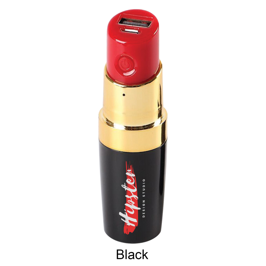 GlamCharge Lipstick Power Bank 2200mAh 1