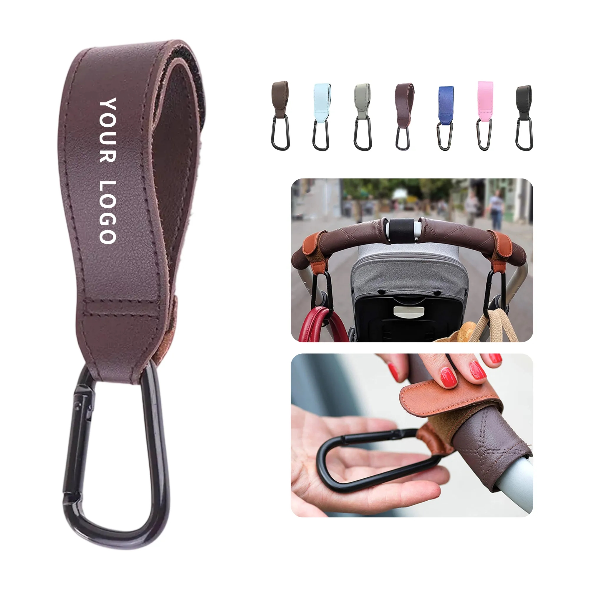 Alloy Core PU Leather Hook for Travel and Outdoor Use 7