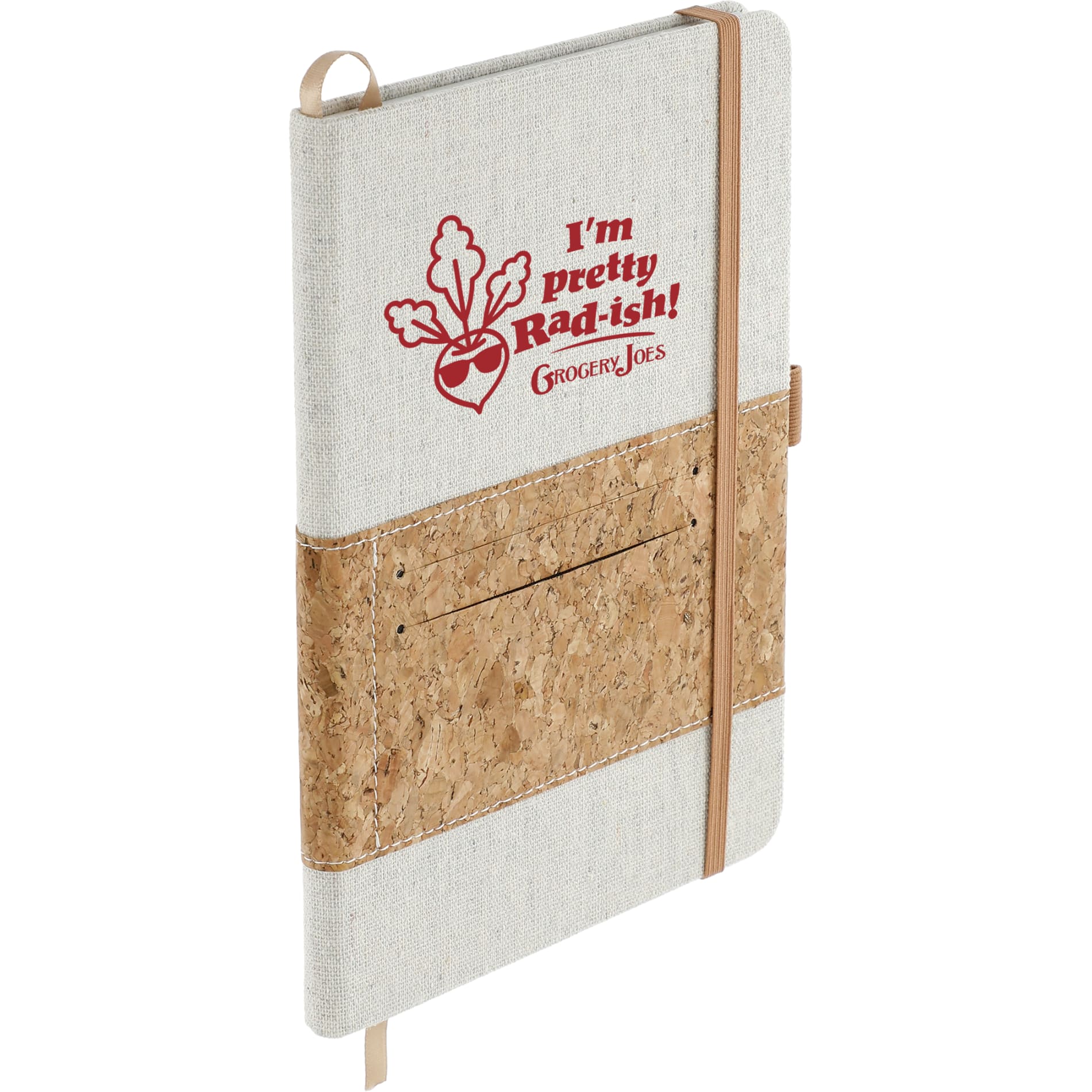 FSC® Mix 5.5" x 8.5" Recycled Cotton Cork Notebook 40
