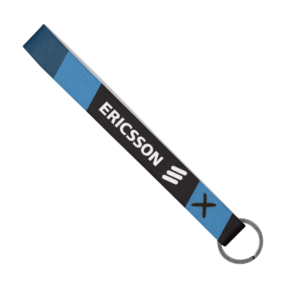 Strickland Dye-Sublimated Felt Wrist Keychain w/ Metal Split Ring 26