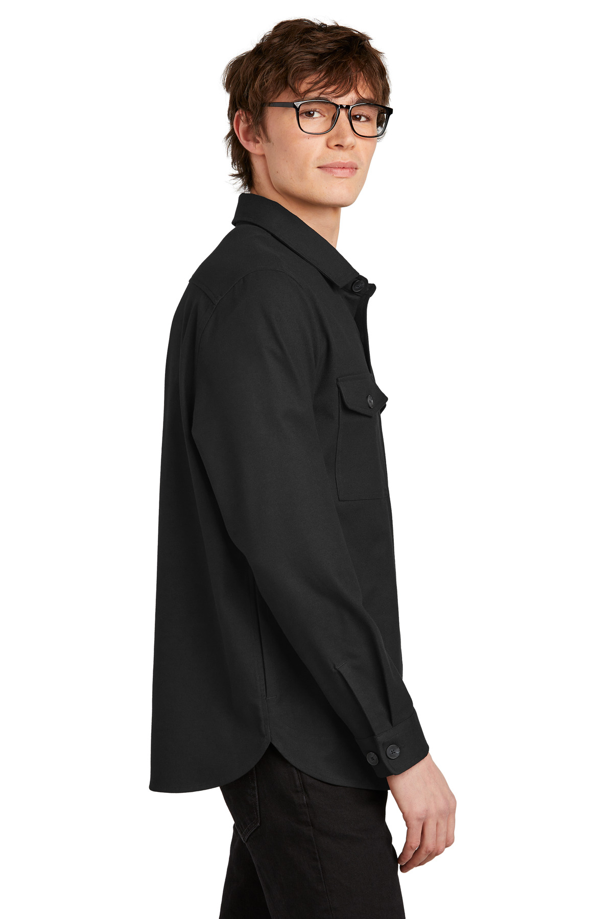 Mercer+Mettle Long Sleeve Twill Overshirt MM2020 3