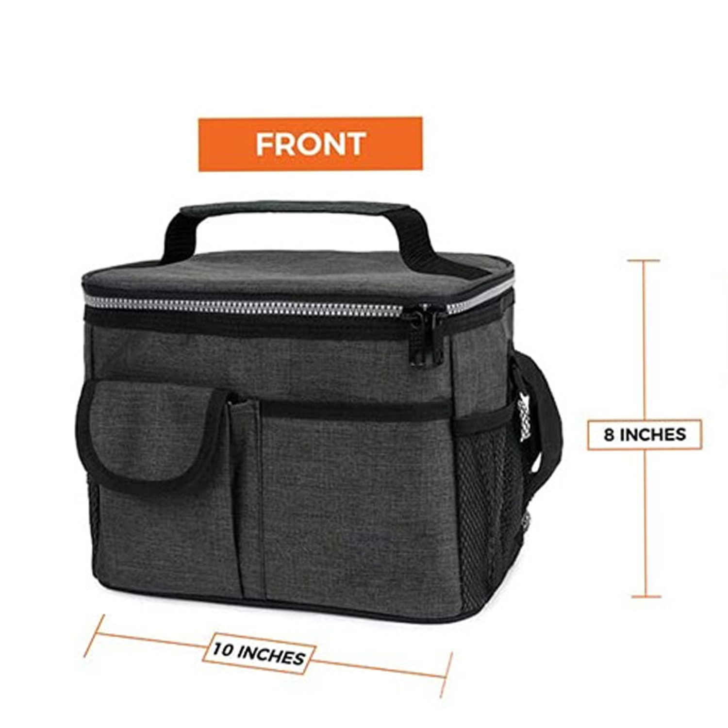 7.5L Oxford Lunch Cooler Bag w/ Handle for Outdoor Picnic 2