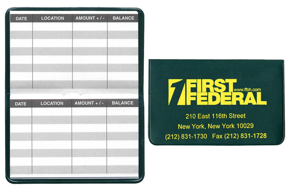 Bank Card Register Card 8