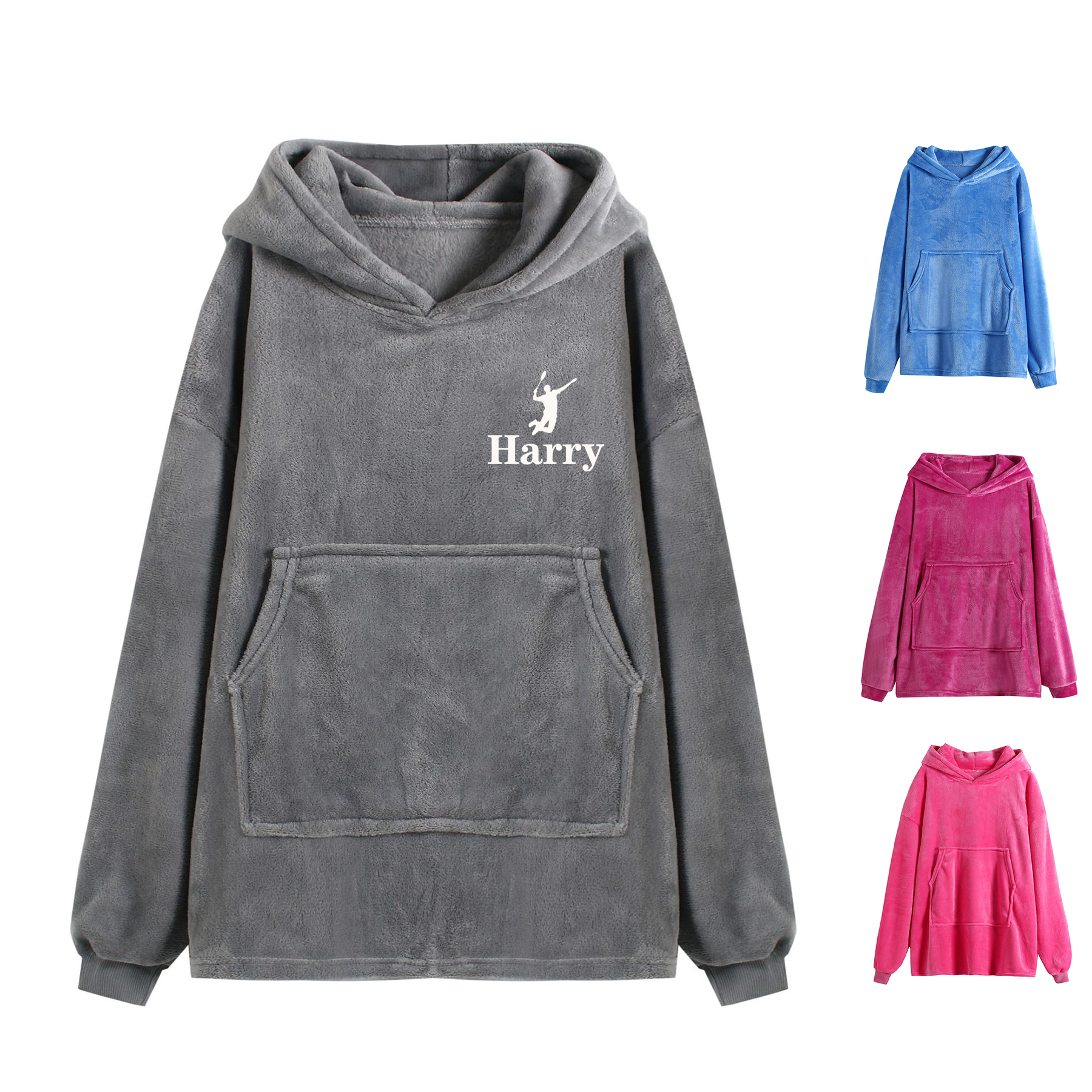 Wearable Blanket With Big Pocket 3