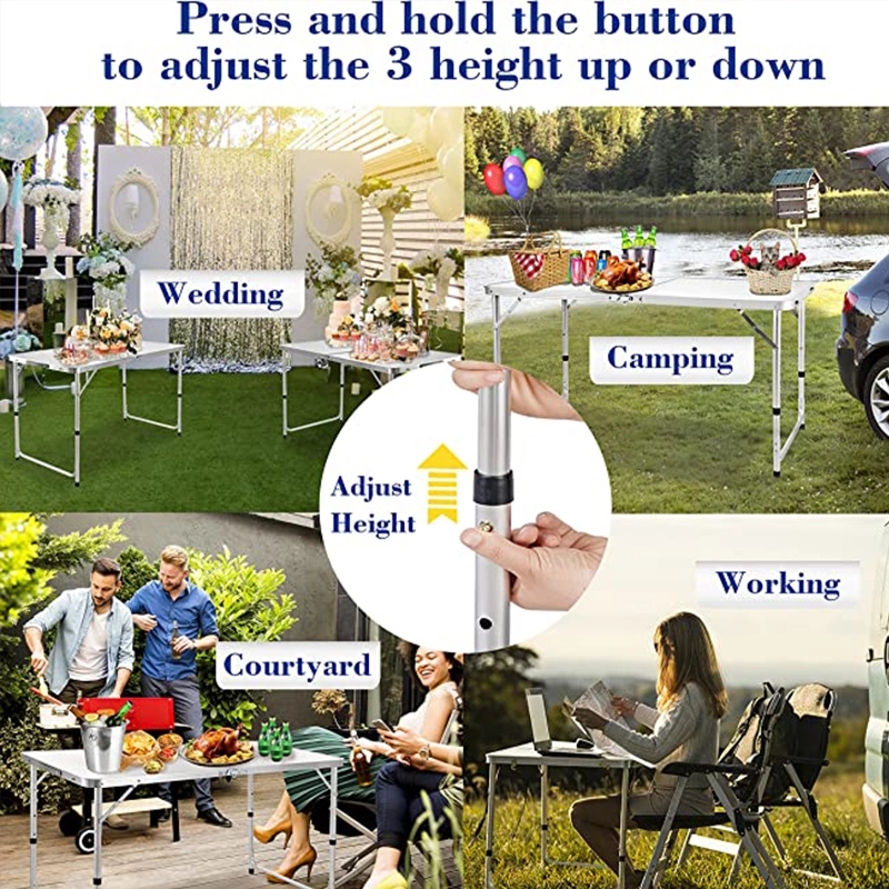 Basics Classic Tv Camping Folding Trays With Storage Rack 4