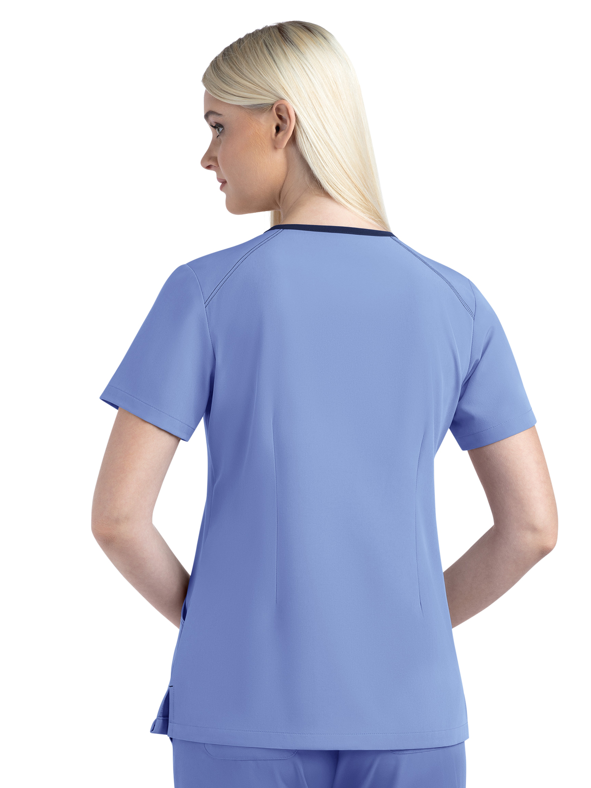 Maevn - Matrix Impulse - Women's Three-Pocket Contrast Stitching V-Neck Top 5