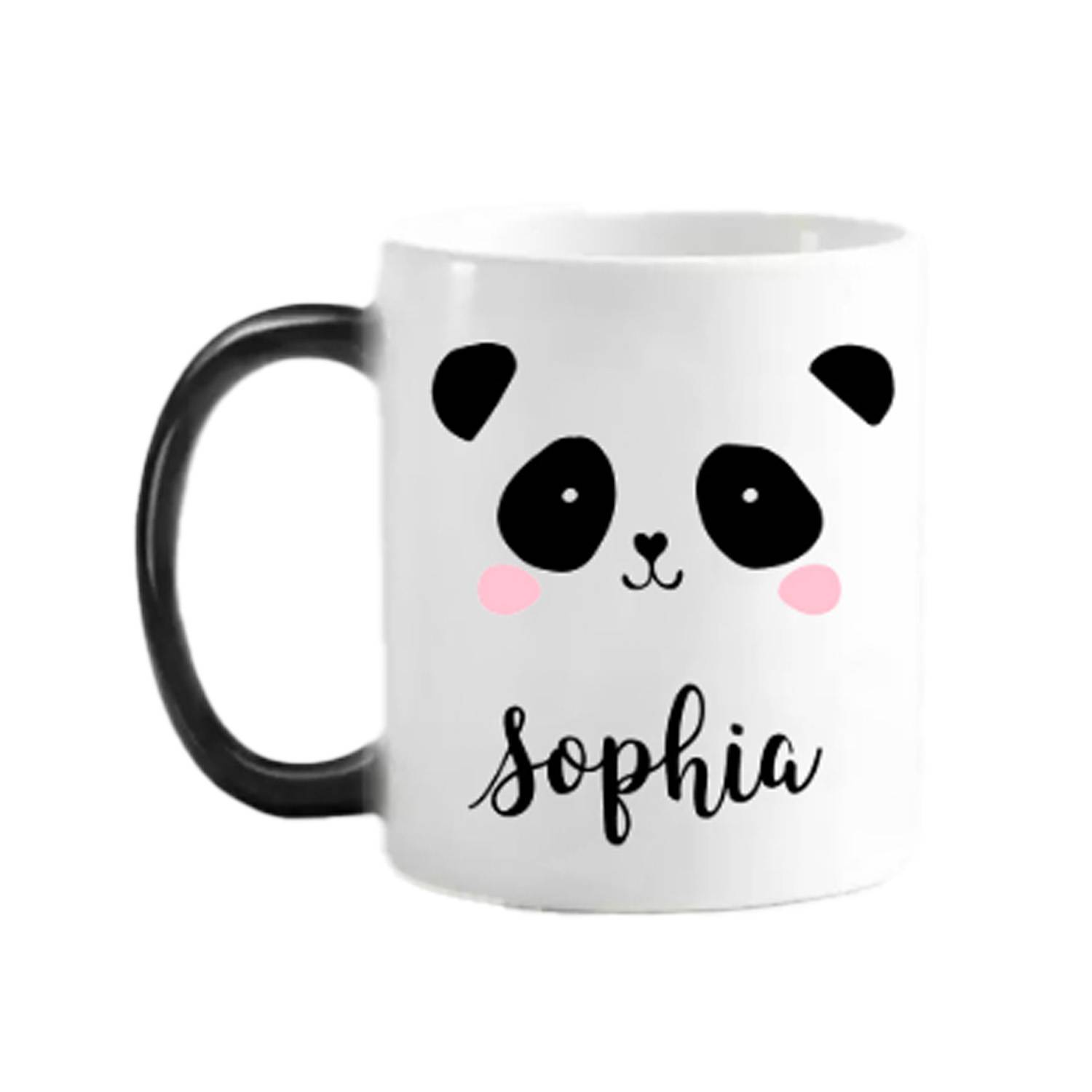 10oz Panda Color Changing Ceramic Coffee Mug 4