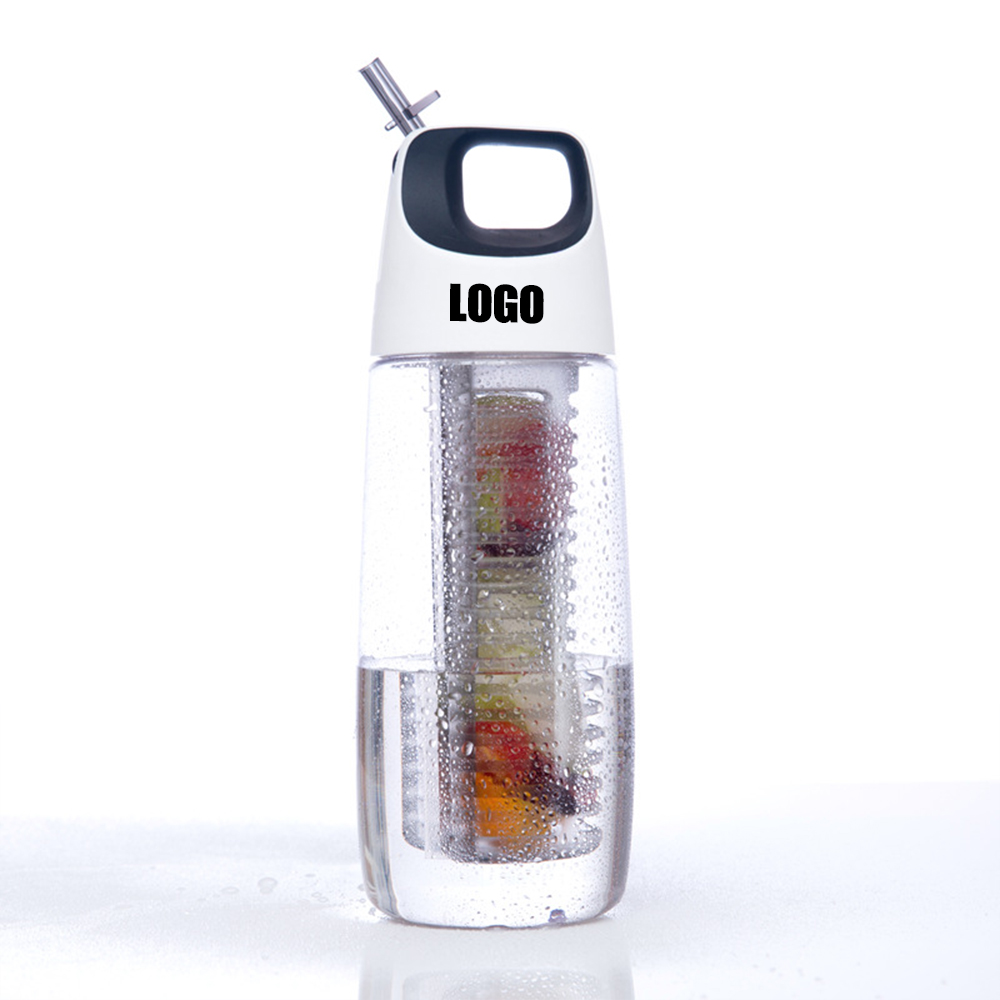 Fruit Water Bottle With Straw 4