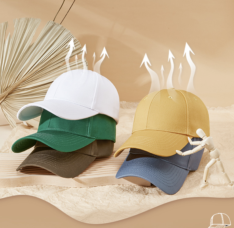 Six Panel Style Cotton Baseball Caps 3