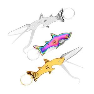 Sleek Elliptical Shape Metal Dental Toothpick Tool With Carabiner 1