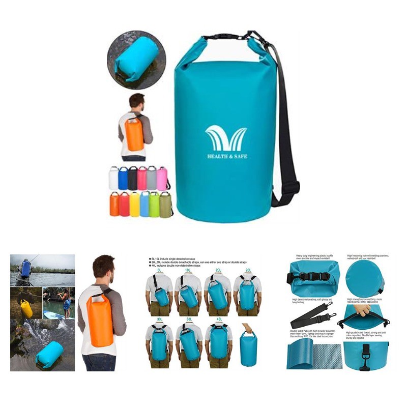 Waterproof Dry Bag for Kayaking, Beach, Rafting, Boating