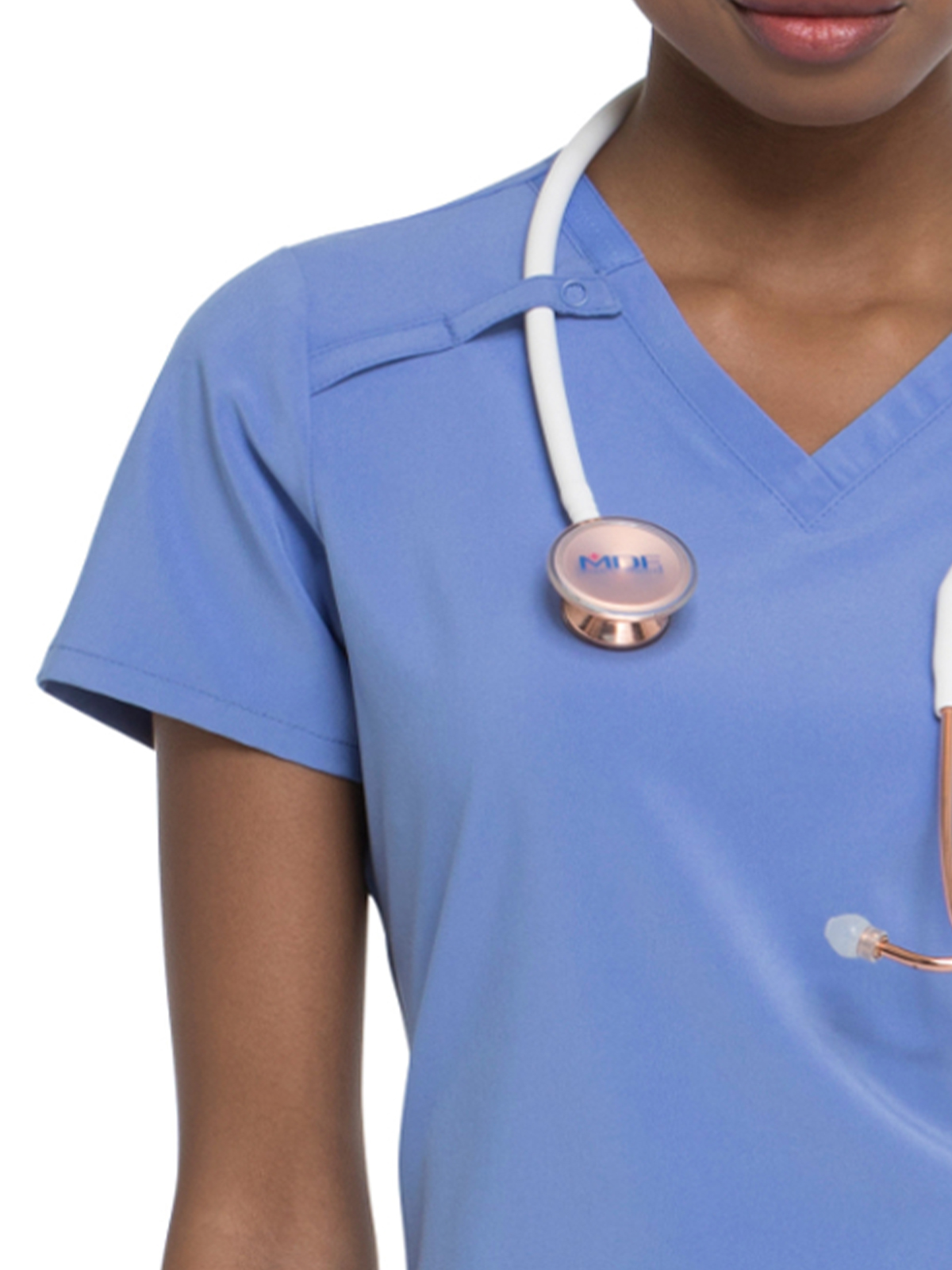 Dickies Medical - EDS Essentials - Women's 2-Pocket Contemporary V-Neck Top 3