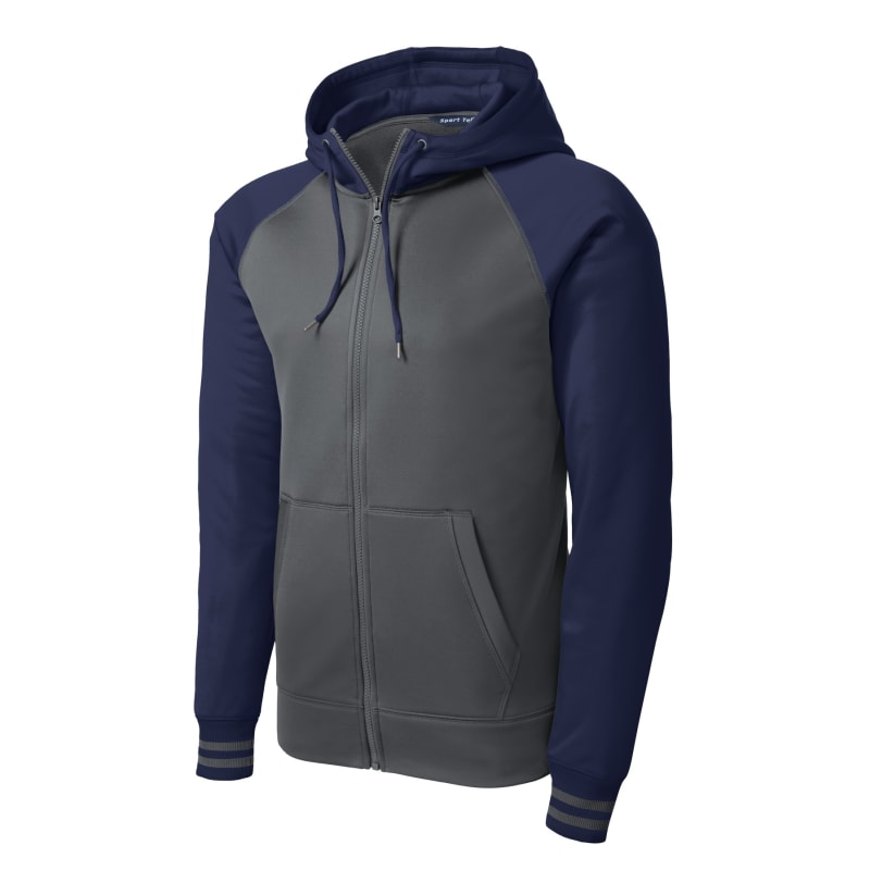 Sport-Tek Sport-Wick Varsity Fleece Full-Zip Hooded Jacket. 20
