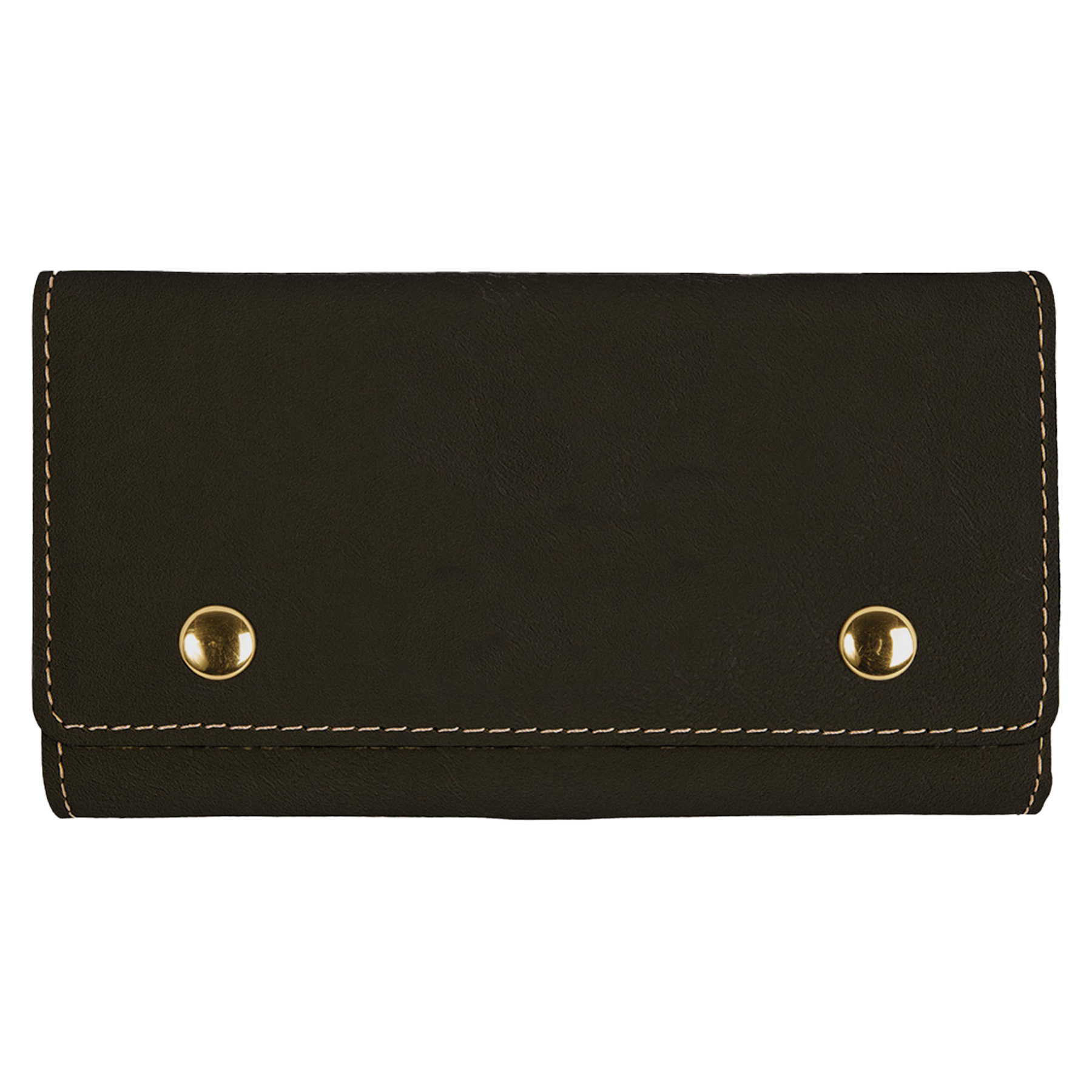 Black & Gold Leatherette Card & Dice Set 3