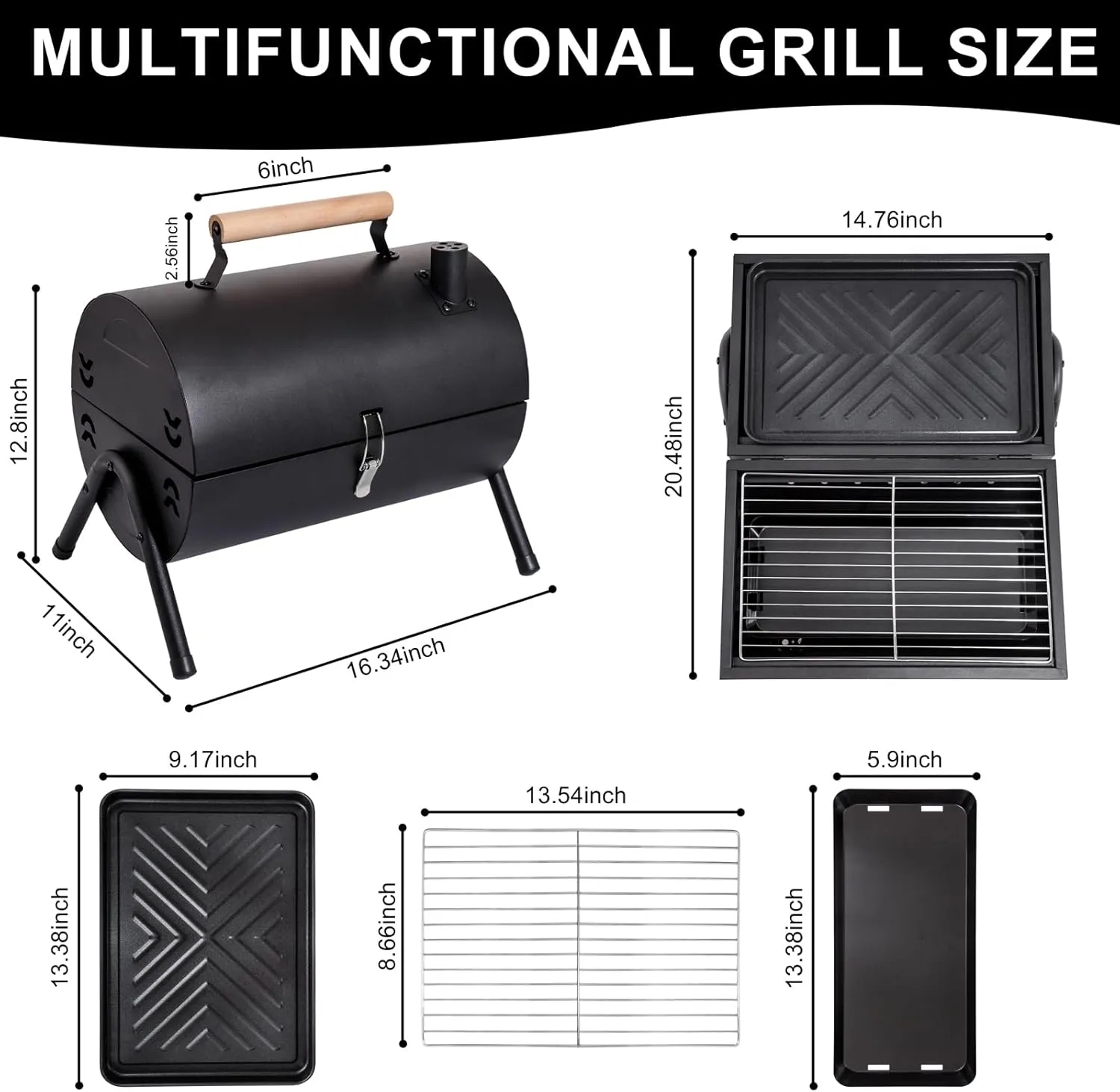 Portable Charcoal Grill 1