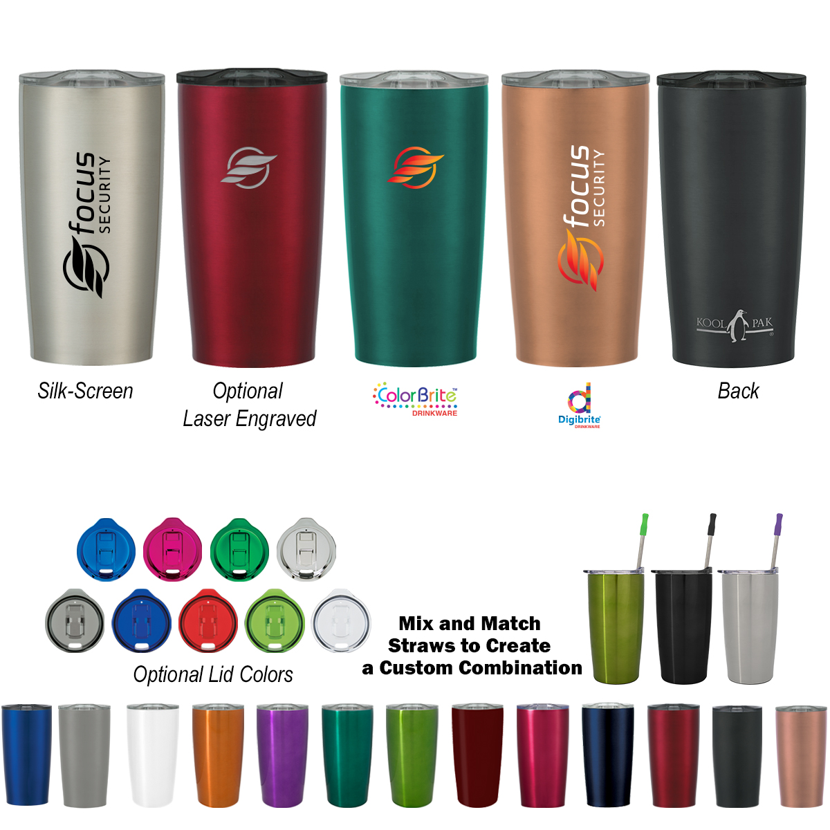 20 Oz. Kool Pak Stainless Steel Tumbler 42