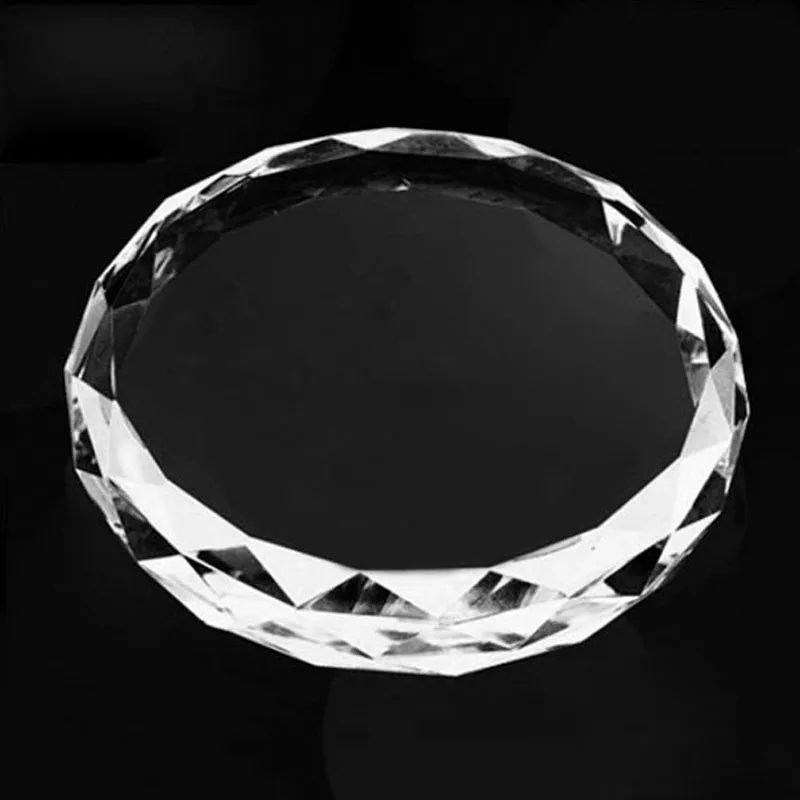 3" Optical Crystal Round Paperweight 5