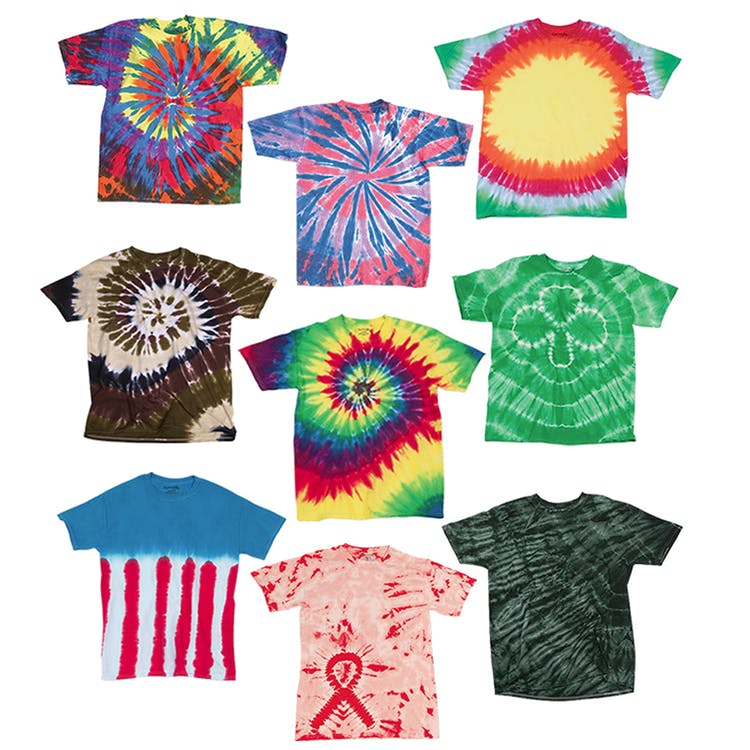 Men's Tie-Dye T-Shirts Assorted 3X 1