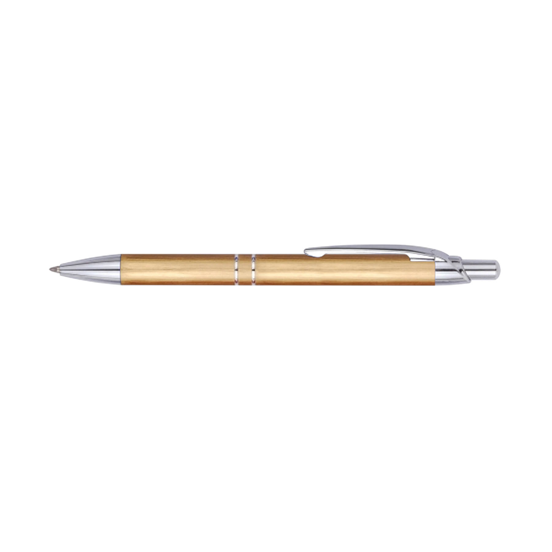 Click-Action Double Ring Ballpoint Metal Pen 4