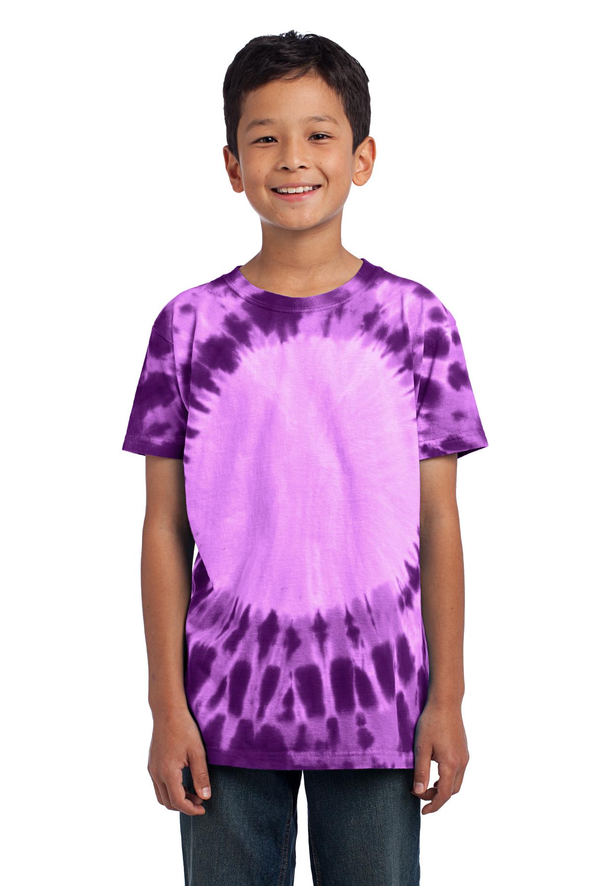 Port & Co Youth Window Tie-Dye Tee. PC149Y 8