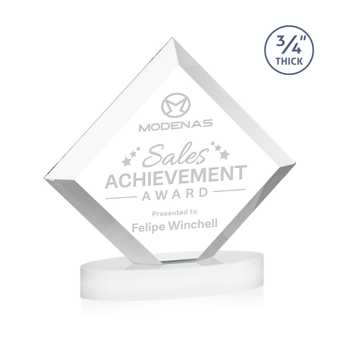 Belaire Award on Alberton Base - White 4