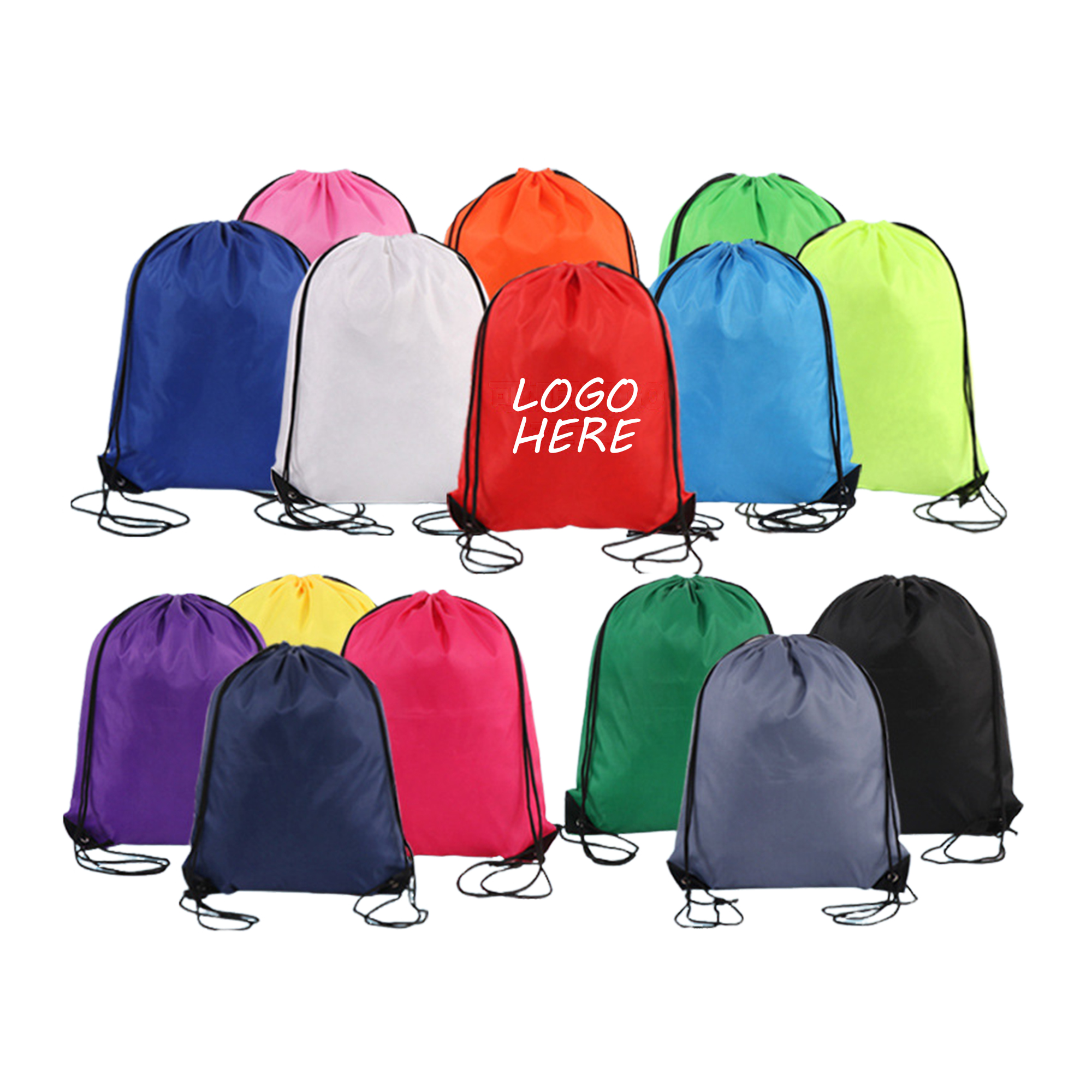 210 Denier Polyester Drawstring Sack 2