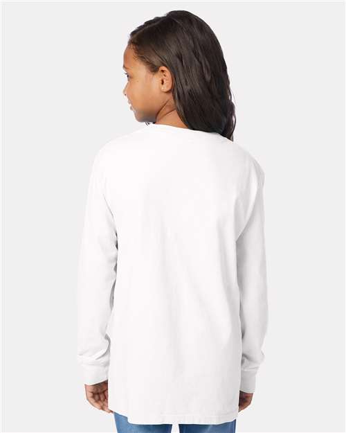 Youth Garment-Dyed Long Sleeve T-Shirt - GDH275 32