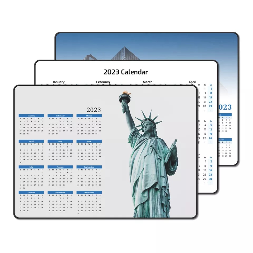 2024 Calendar Mousepad 12in. x 10in. 4