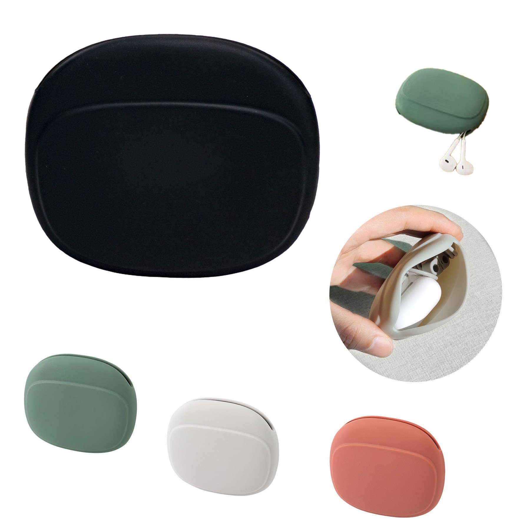 Silicone Earphone Storage Bag 1