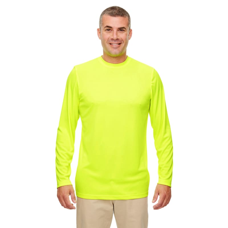 UltraClub Men's Cool & Dry Performance Long-Sleeve Top 10