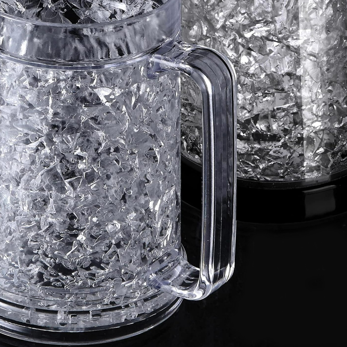 15Oz. Freezable Crystal Beer Mug with Handle Bottle 4