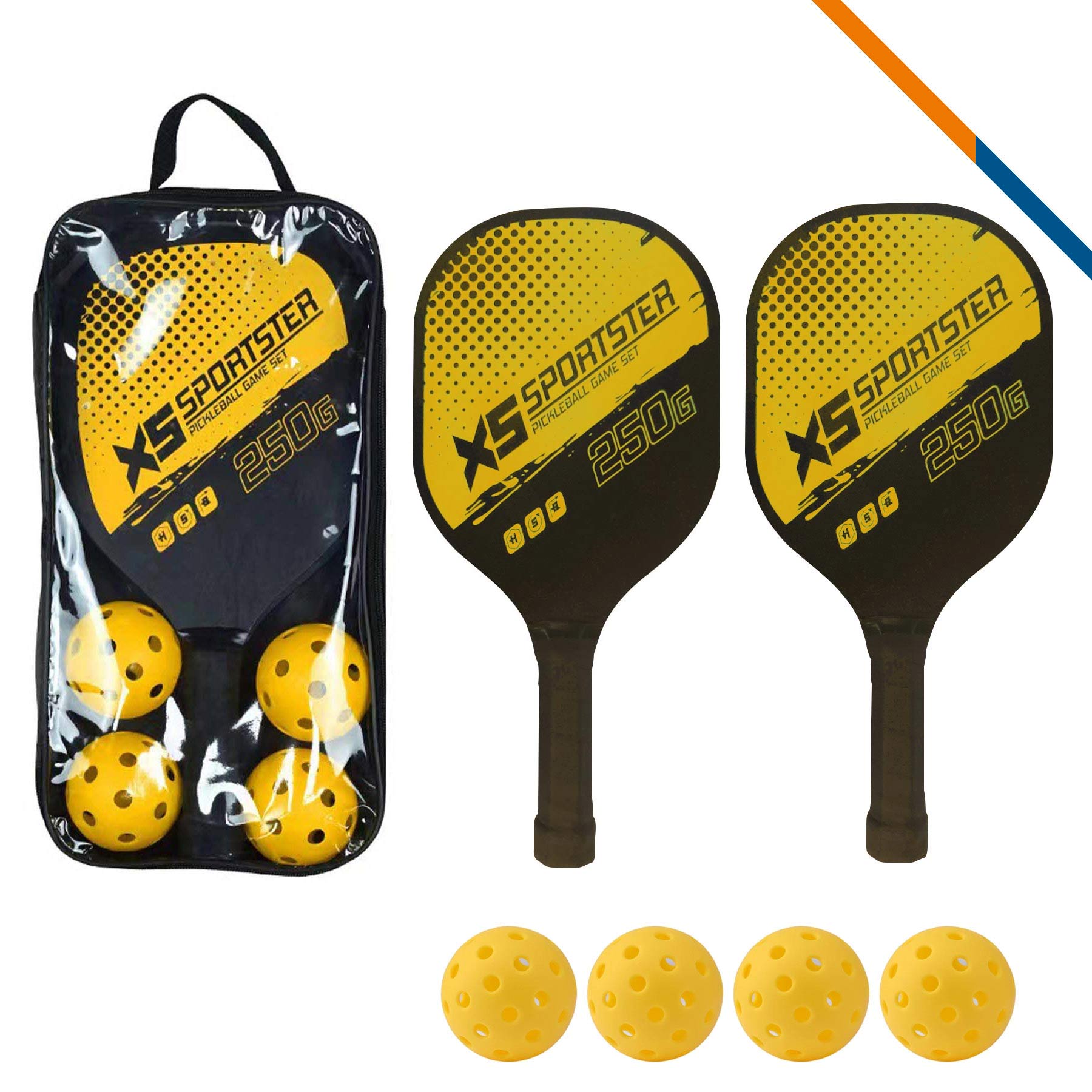 Krazo Pickleball Paddle Set 6