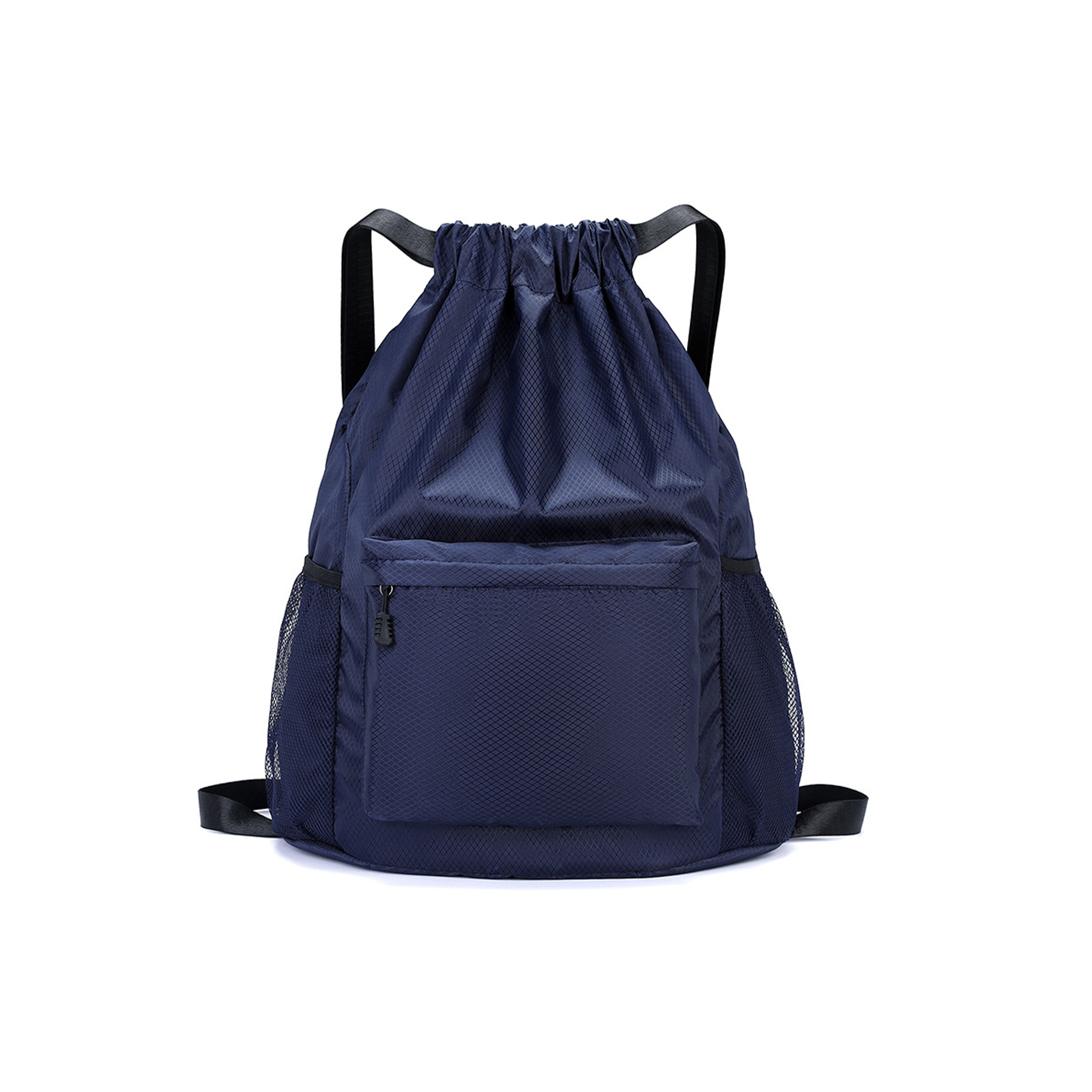 Customizable Oxford Mesh Gym Bag with Zipper Pocket 7