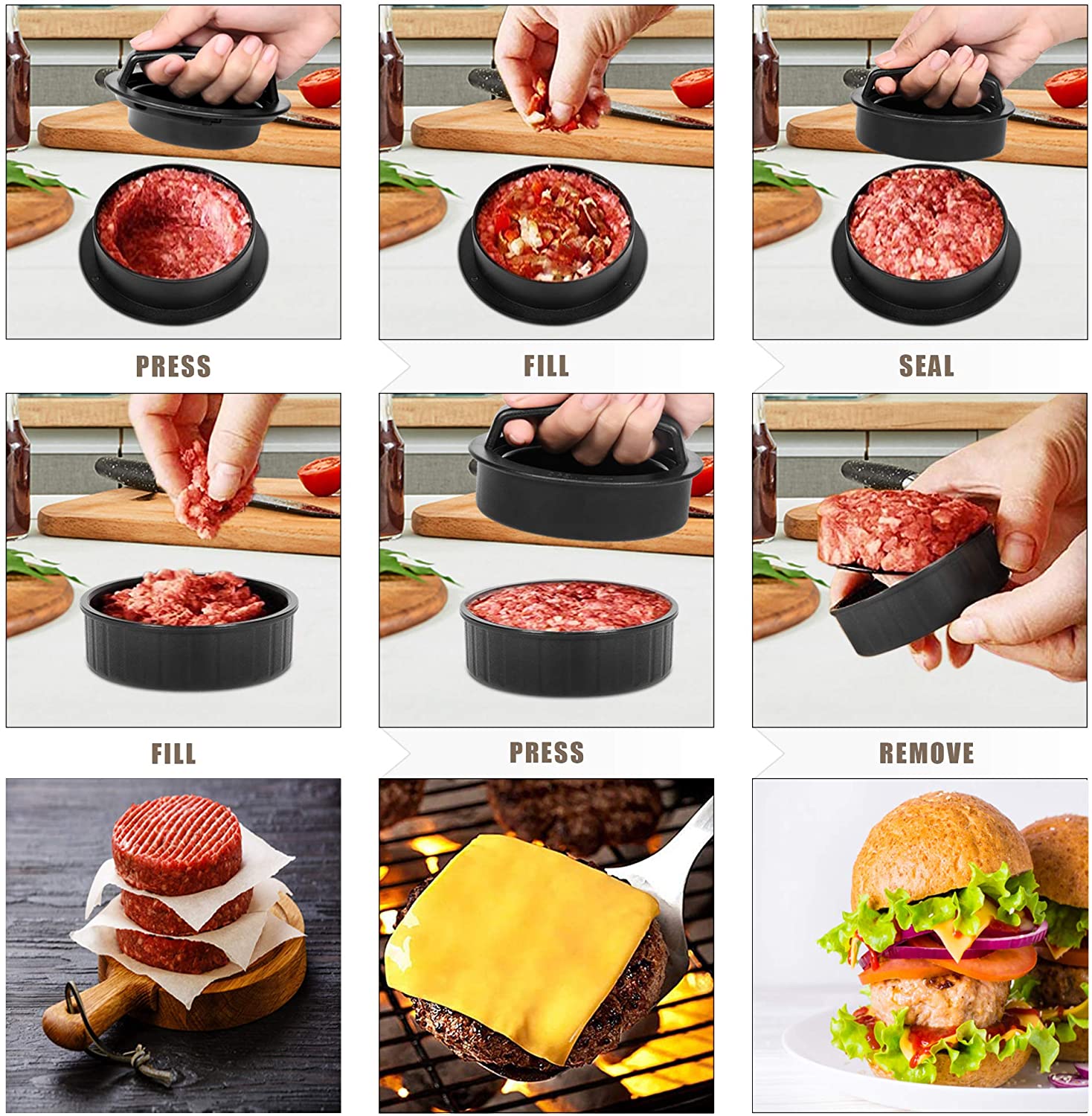 Burger Press Patty Maker 2