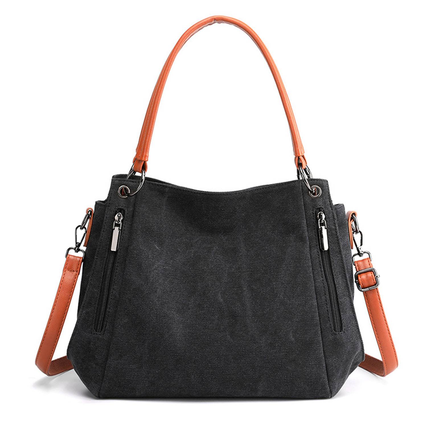 Large Capacity Simple Canvas Crossbody Bag 3