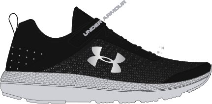 UA Assert 8 Boys' Infant Running Shoes 2