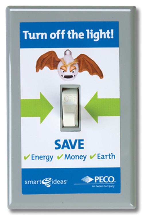 Repositionable Light Switch Plate Cover 1