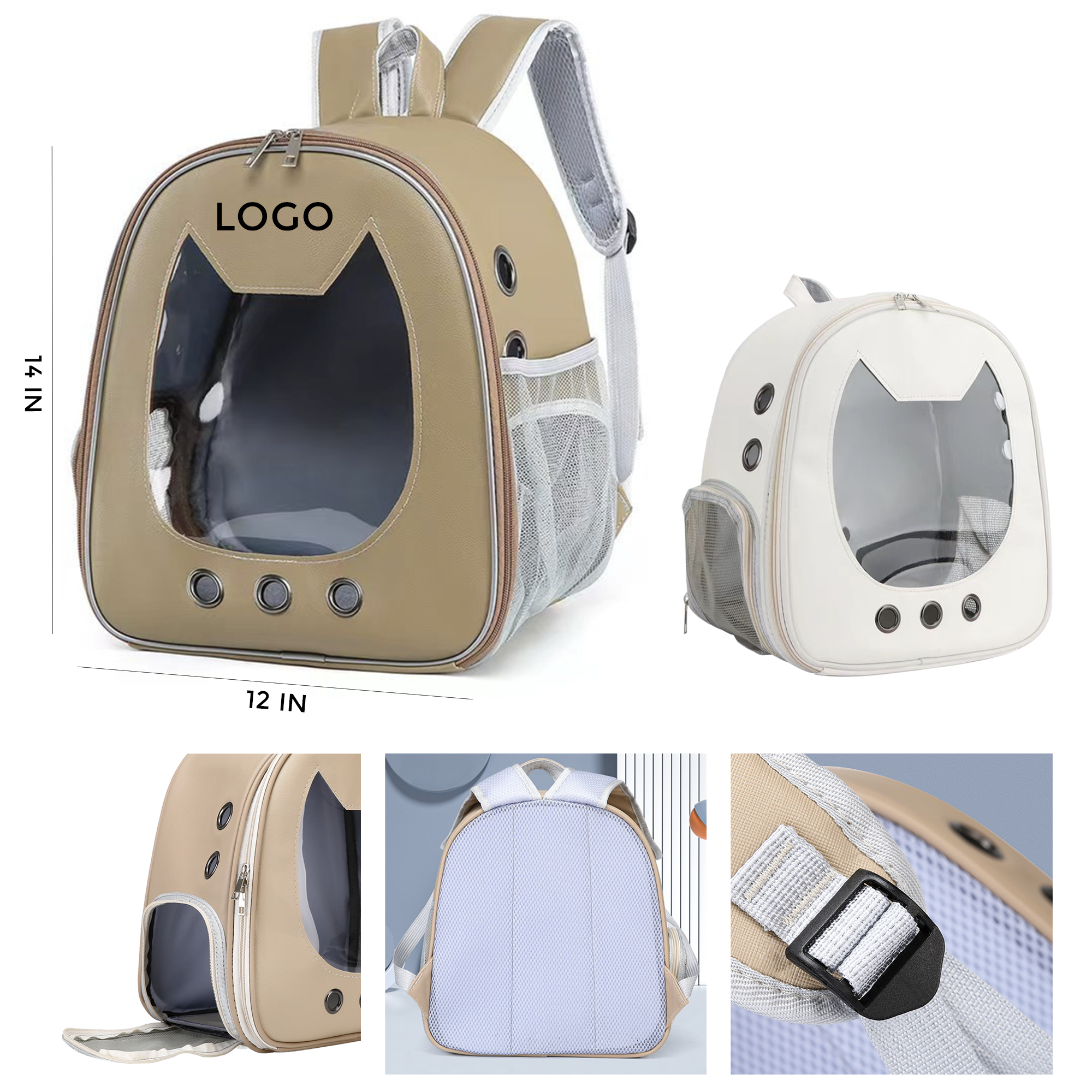 MOQ 10 PCS Breathable Shoulder Cat Bag 1