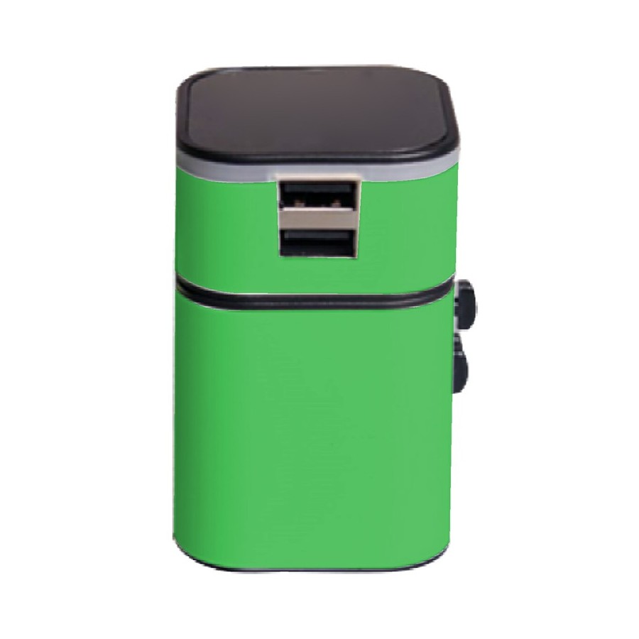 International Universal Travel Adapter with Light Up Logo 11