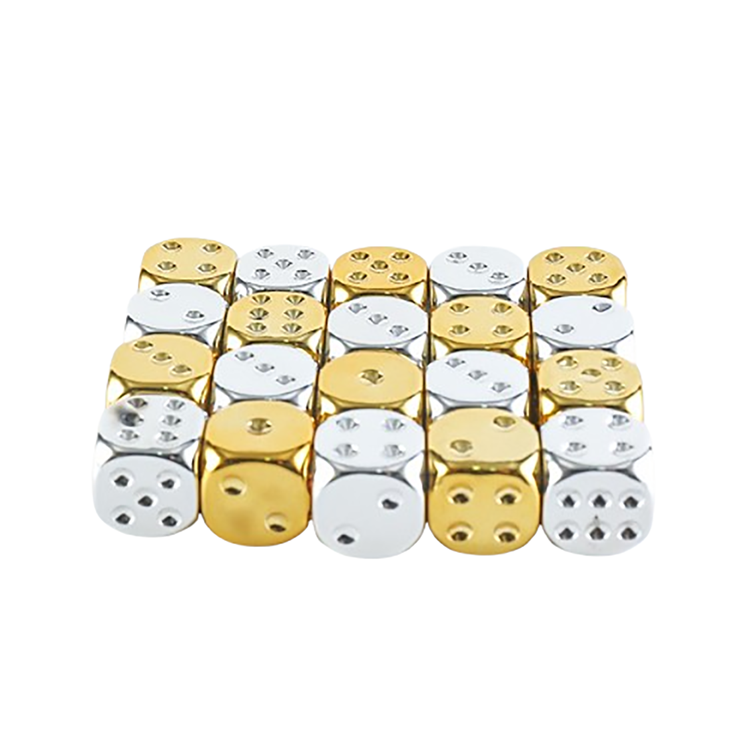 16mm Electroplated Dice 3