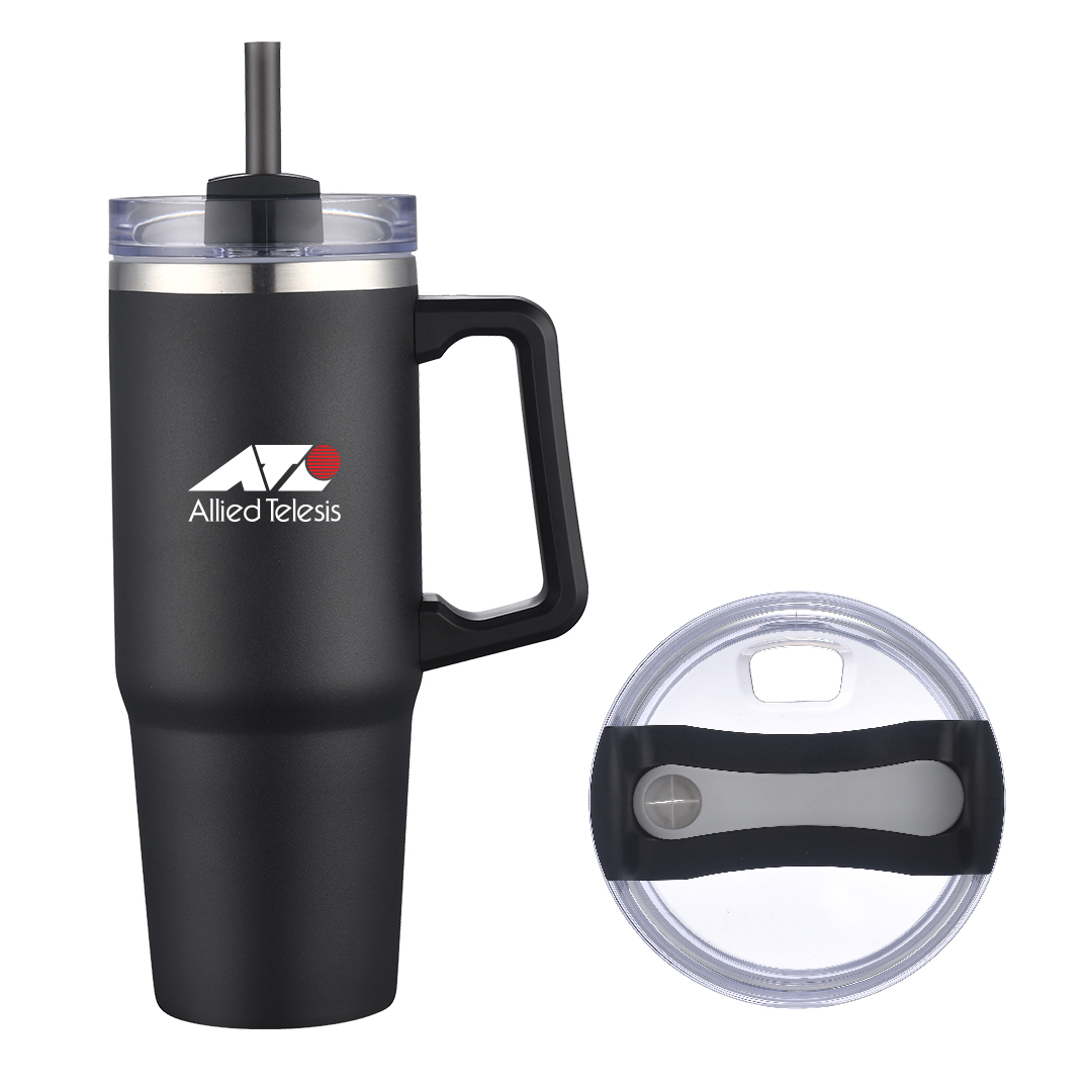 ArticFire 30oz Double-Wall Stainless Steel Tumbler with Handle and Straw 9